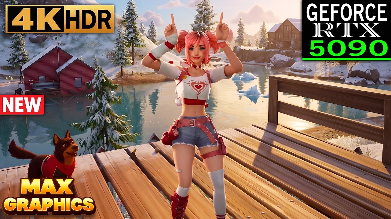 Fortnite (RTX 5090) 4K HDR Gameplay | Skin Esme (Chapter 7 Season 2)
