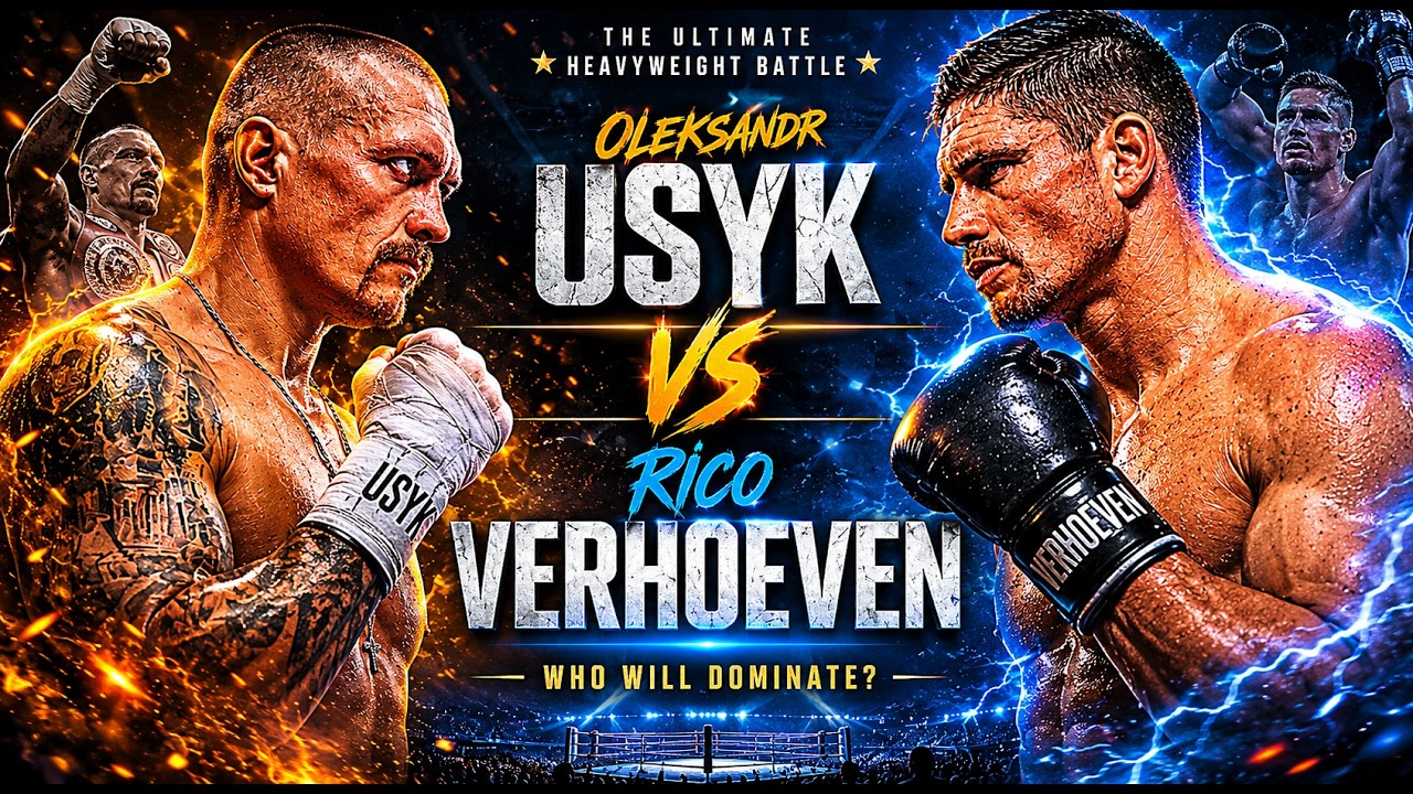 Oleksandr Usyk vs Rico Verhoeven – SHOCKING KO! Full Fight 2026! background
