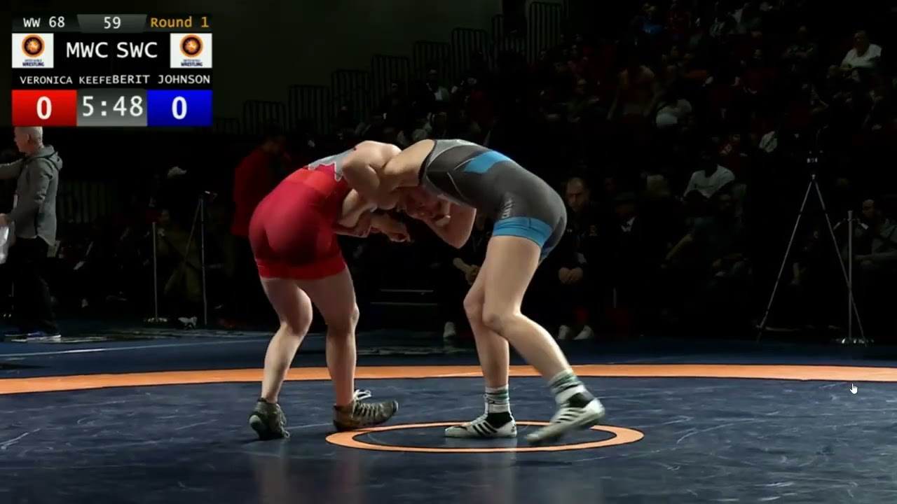 Intense Canada Womens Wrestling Struggle Pin - Olympic Trials background