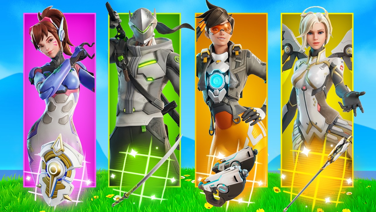I Hosted a Fortnite x Overwatch Tournament! background