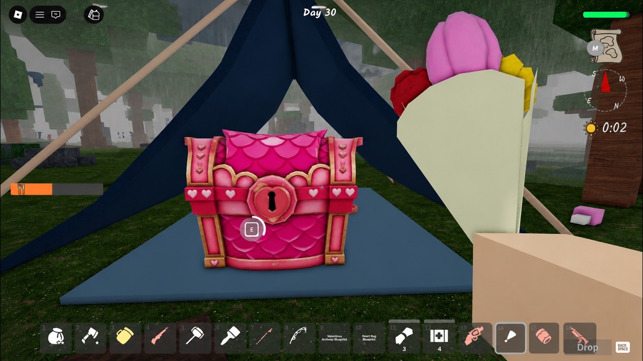 100 Days SOLO in 99 Nights In The Forest ROBLOX background