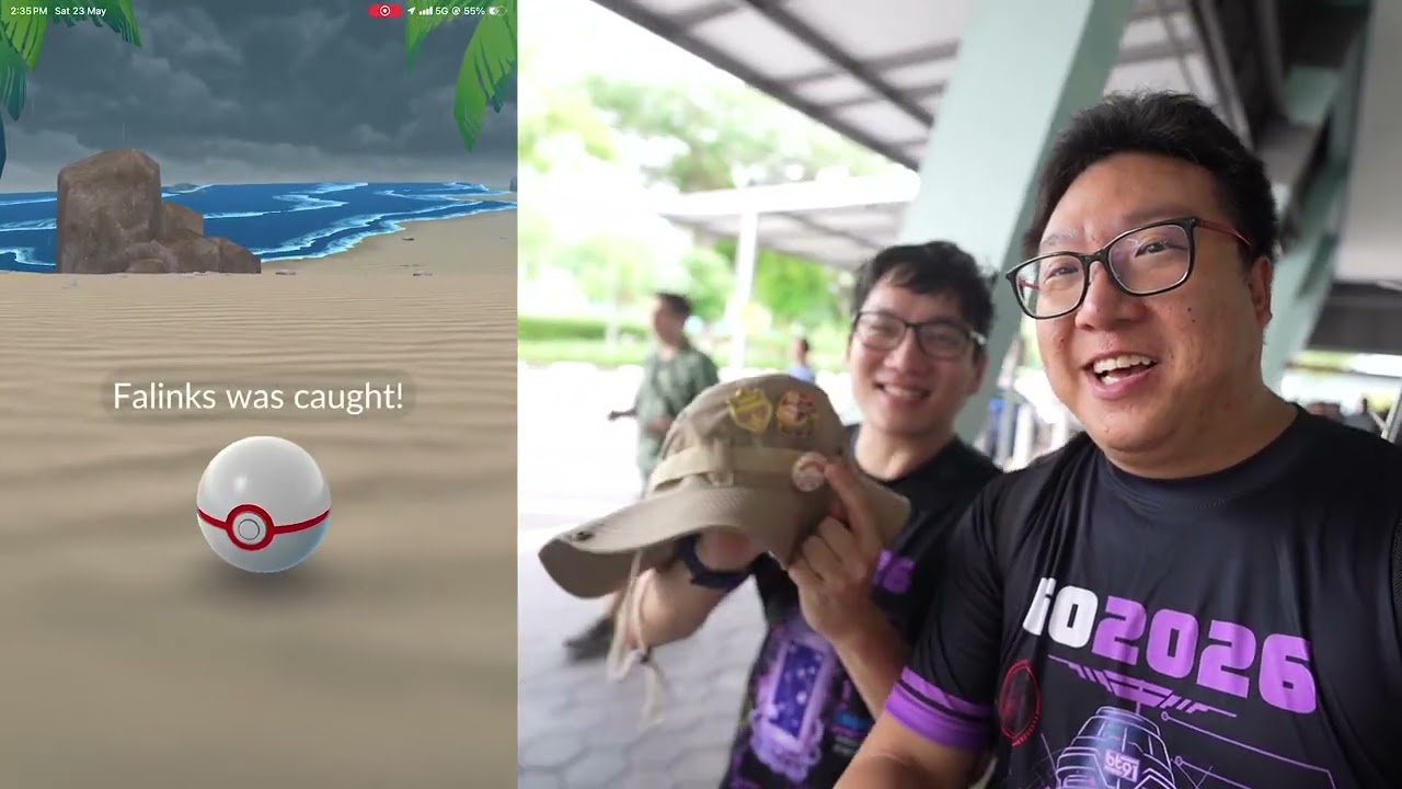 Super Mega Falinks Raid Day in Pokemon GO background