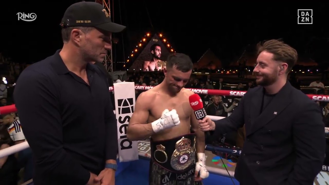 Jack Catterall IMMEDIATE THOUGHTS on DROPPING Shakhram Giyasov in World Title Win background