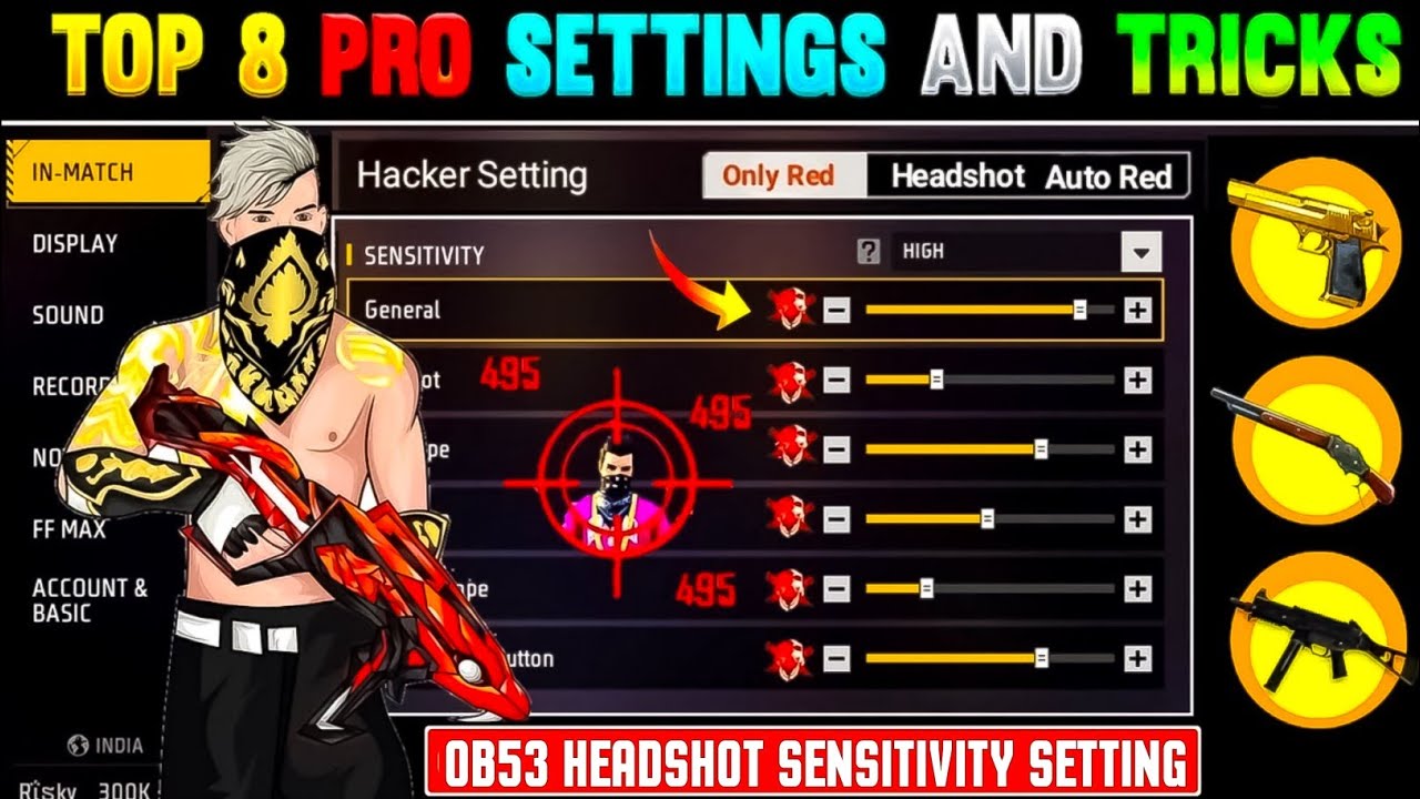 Free Fire Headshot Setting After Ob53 Update 2026⚡Best Sensitivity Settings ⚙️| Sensitivity Setting