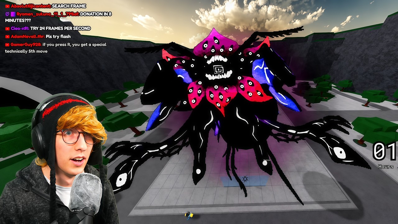 KreekCraft plays with the OWNER of Roblox Jujutsu Shenanigans..