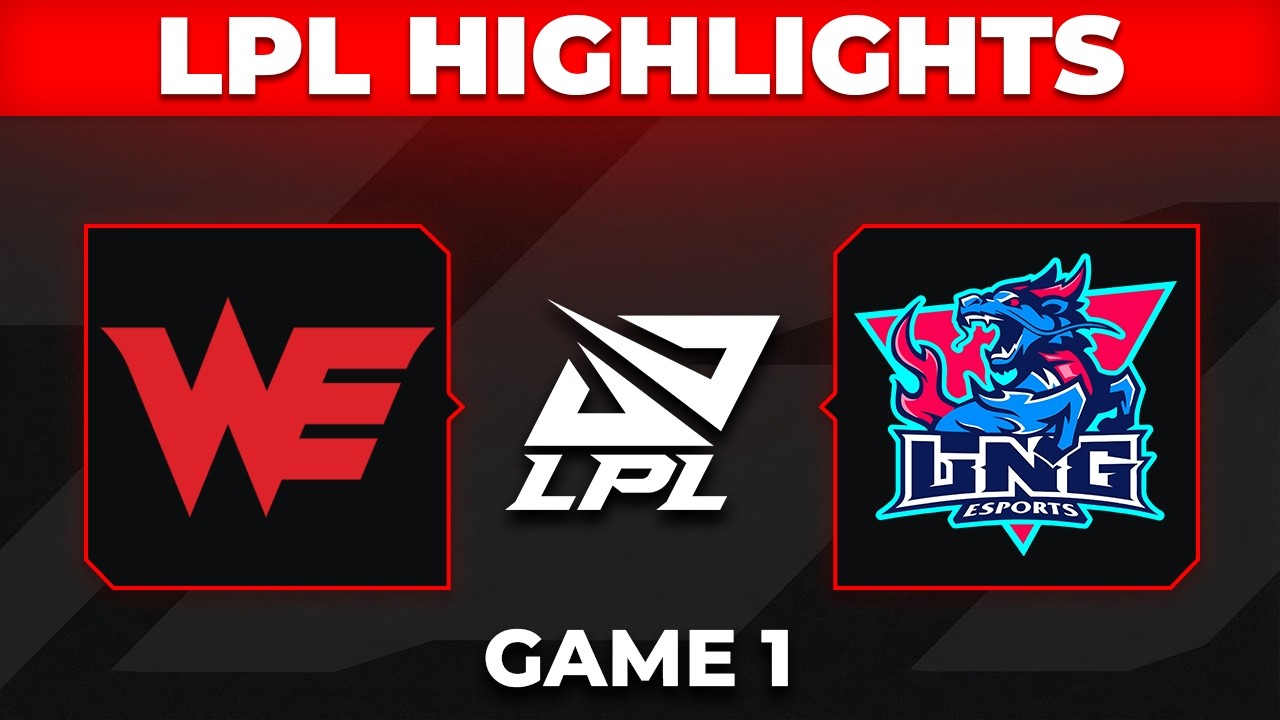 WE vs LNG Highlights Game 1 | LPL 2026 Split 2 Playoffs | Team WE vs LNG Esports