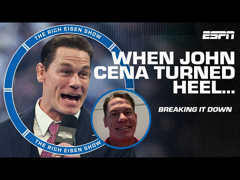 John Cena says he 'never backed down from a challenge' when TURNING HEEL π₯ | The Rich Eisen Show