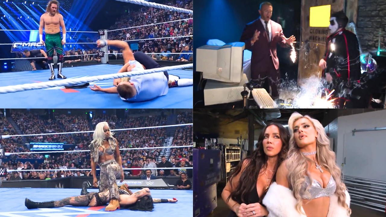 WWE SmackDown 05/22/26 Results- Sami Left Cody To Die, Jade Attacks Rhea, Danhausen's Experiment π₯ background