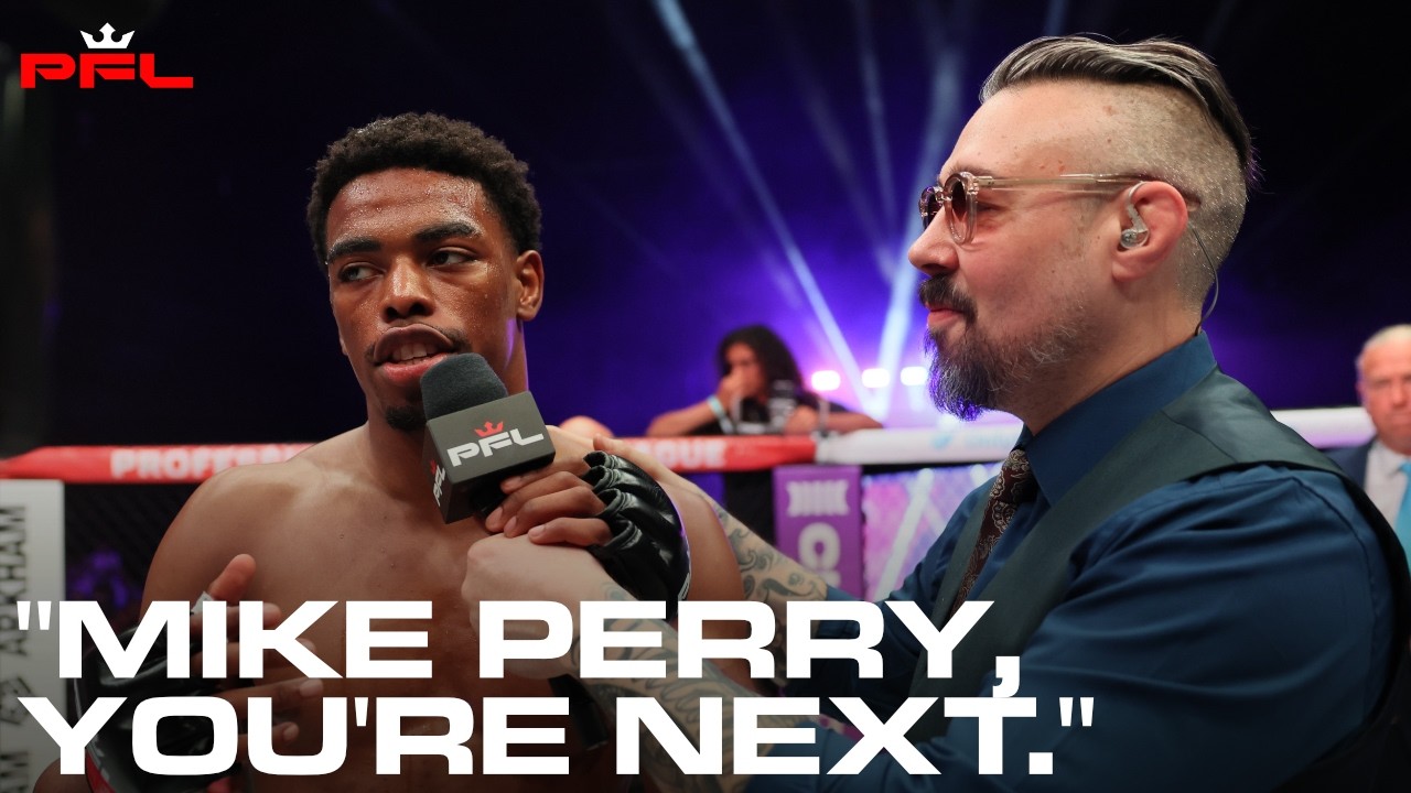 "EXPLOSIVE!" ЁЯЗзЁЯЗк | Patrick Habirora Celebrations, Result & Post-Fight Interview | PFL Brussels background