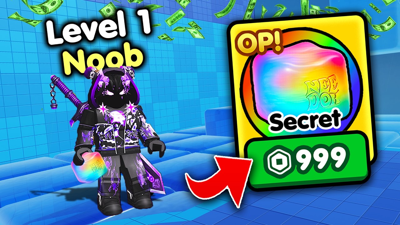 Starting Over as NOOB with OP SECRET in Needoh Tower! (Roblox)