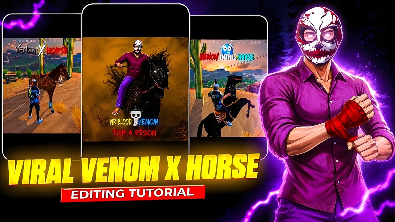 Free Fire Viral Venom X Horse Edit Tutorial π±π₯@Saneex_ff