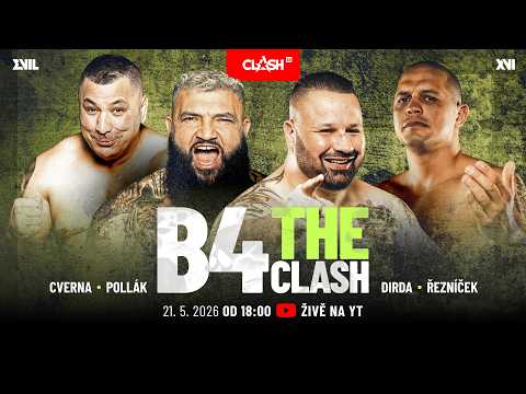 🔴 B4THECLASH: Cverna⬩Pollák⬩Dirda⬩Řezníček 🔥 CLASH 16 background