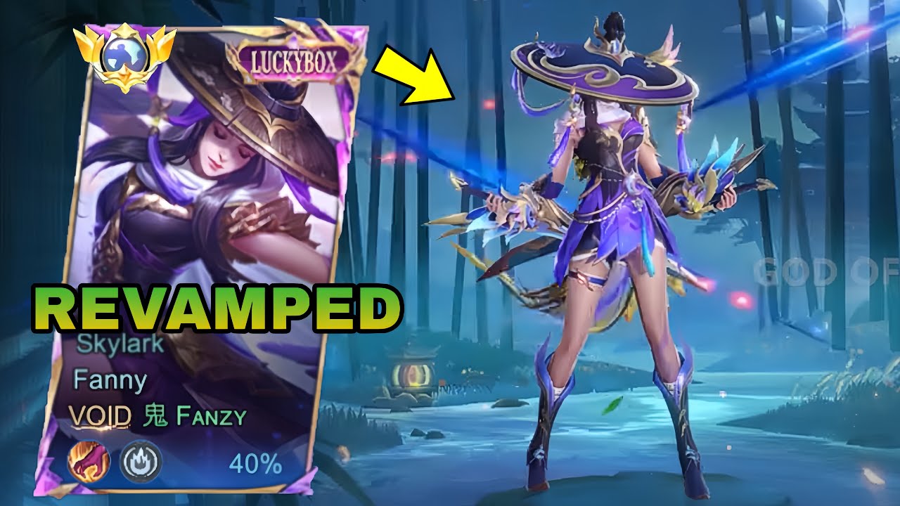 FINALLY! SKYLARK FANNY REVAMP REVEALED😍| INSANE GAMEPLAY background
