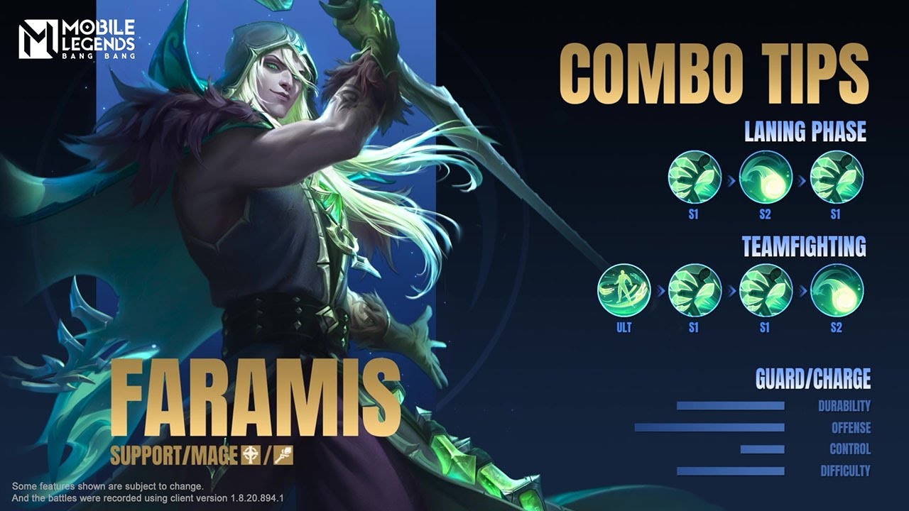 Hero Spotlight | Faramis | Mobile Legends: Bang Bang background