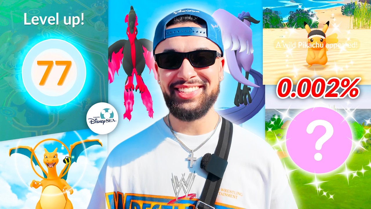 CATCHING POKÉMON GO'S RAREST POKÉMON AT TOKYO DISNEY!