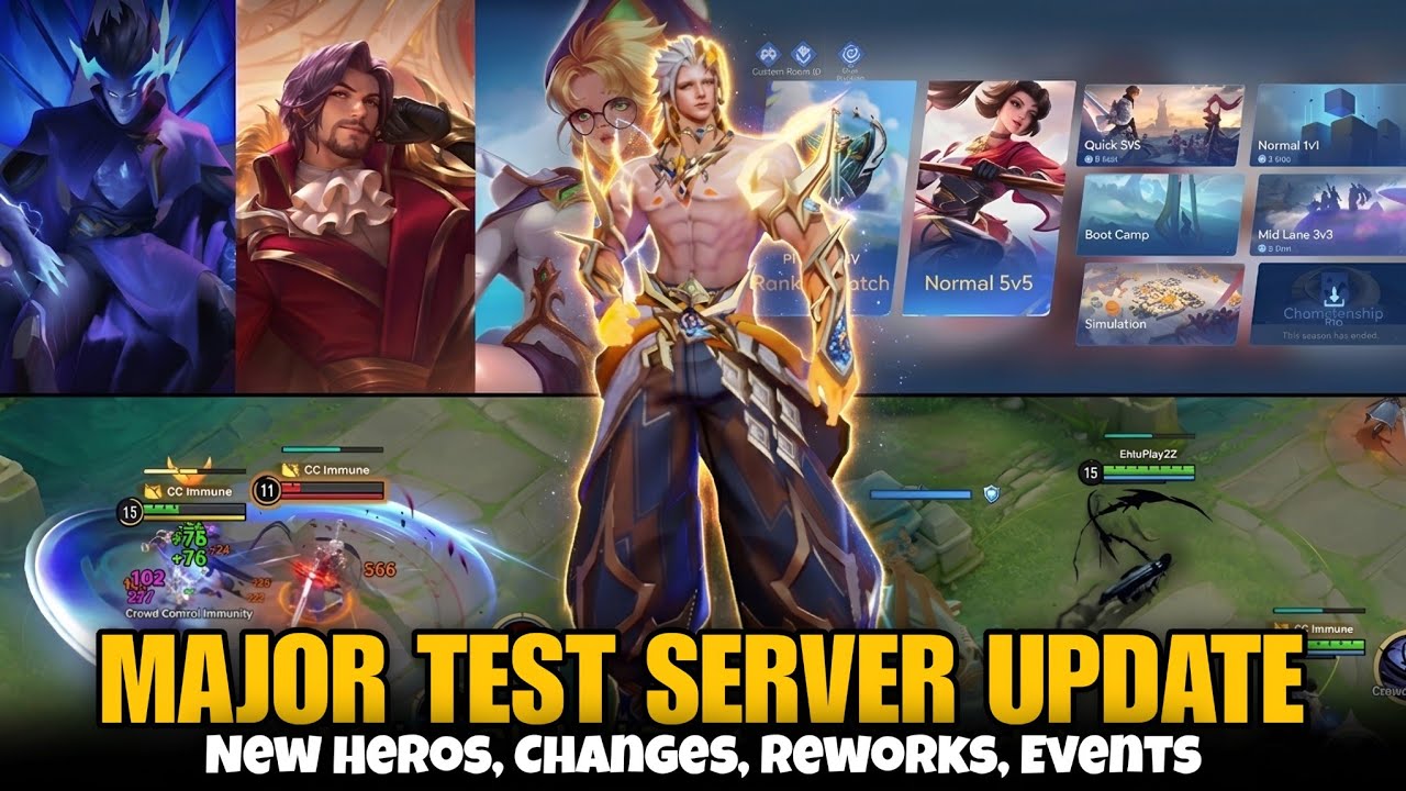 TEST SERVER MAJOR UPDATE!! 4 NEW HEROS? LI XIN REWORK!! HONOR OF KINGS