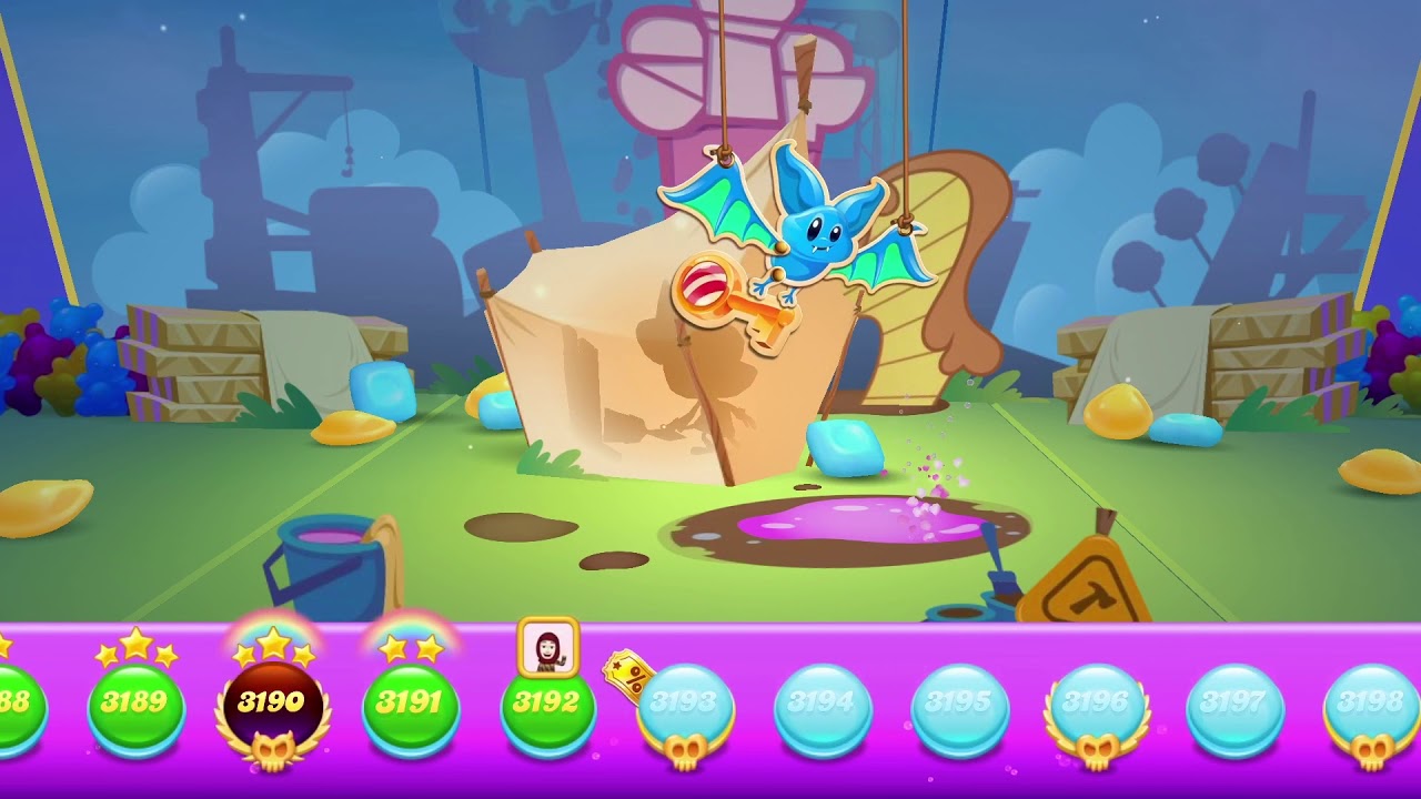 Let's Play - Candy Crush Soda Saga (Level 3190 - 3200) background