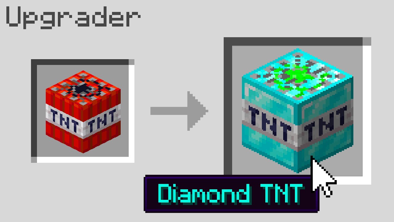 Minecraft, But You Upgrade Any Block...