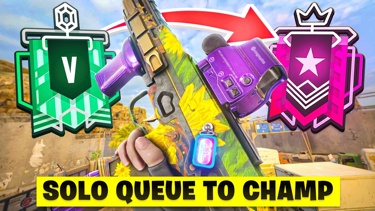 EDUCATIONAL SOLO-Q TO CHAMPION (Console Rainbow Six Siege)