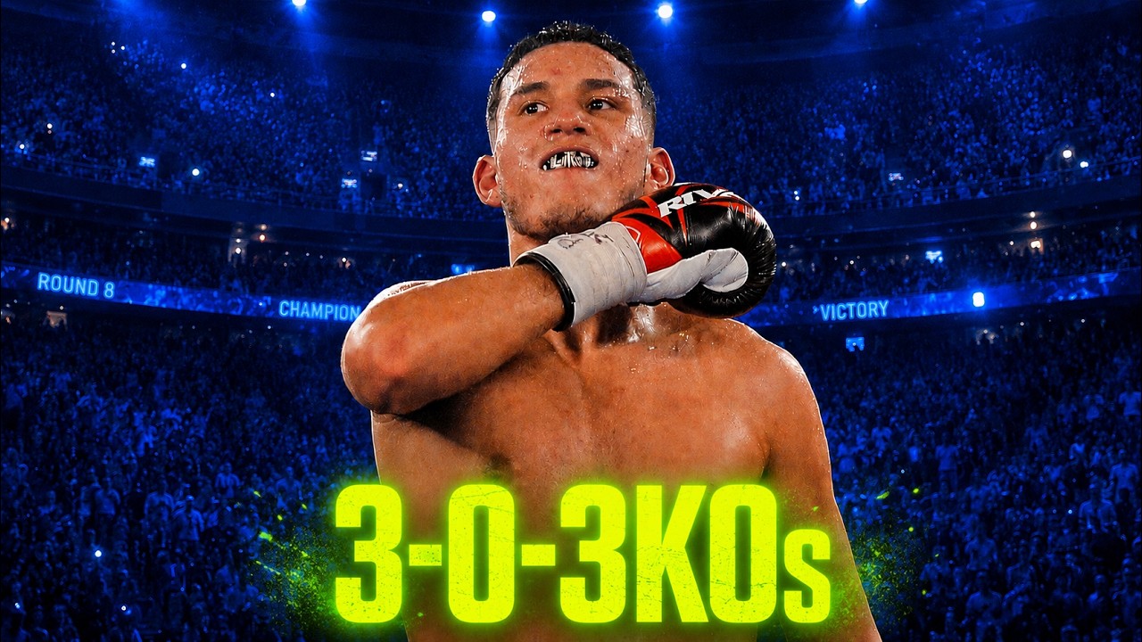 Siendo un desconocido INVICTO David Benavidez Gana esta pelea de forma BRUTAL