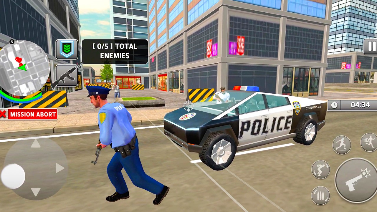PATROLLING THE STREETS! Police Simulator Patrol Duty Android Gameplay #4 background