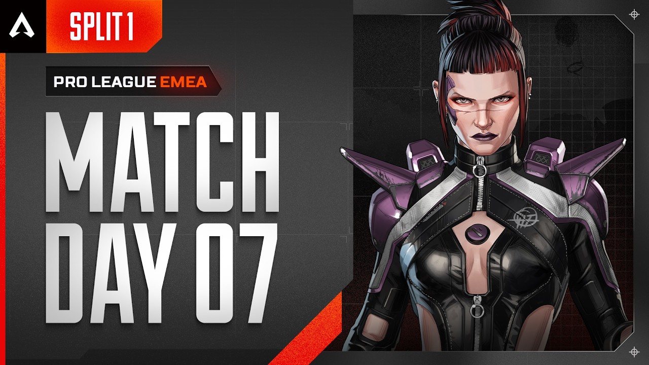 ALGS Year 6 Split 1 Pro League | Match Day 7 | EMEA | Group A vs B | Apex Legends background
