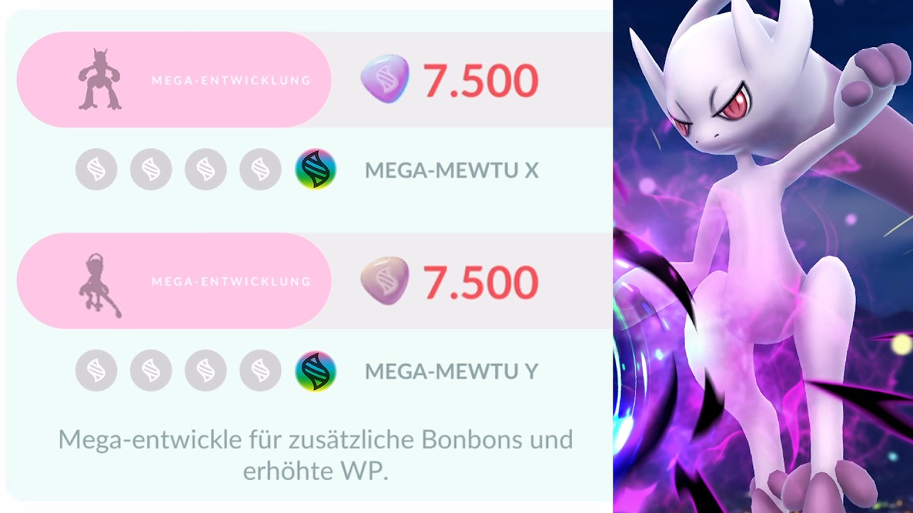 Mega-Mewtu kostet 7500 Mega-Energie?!