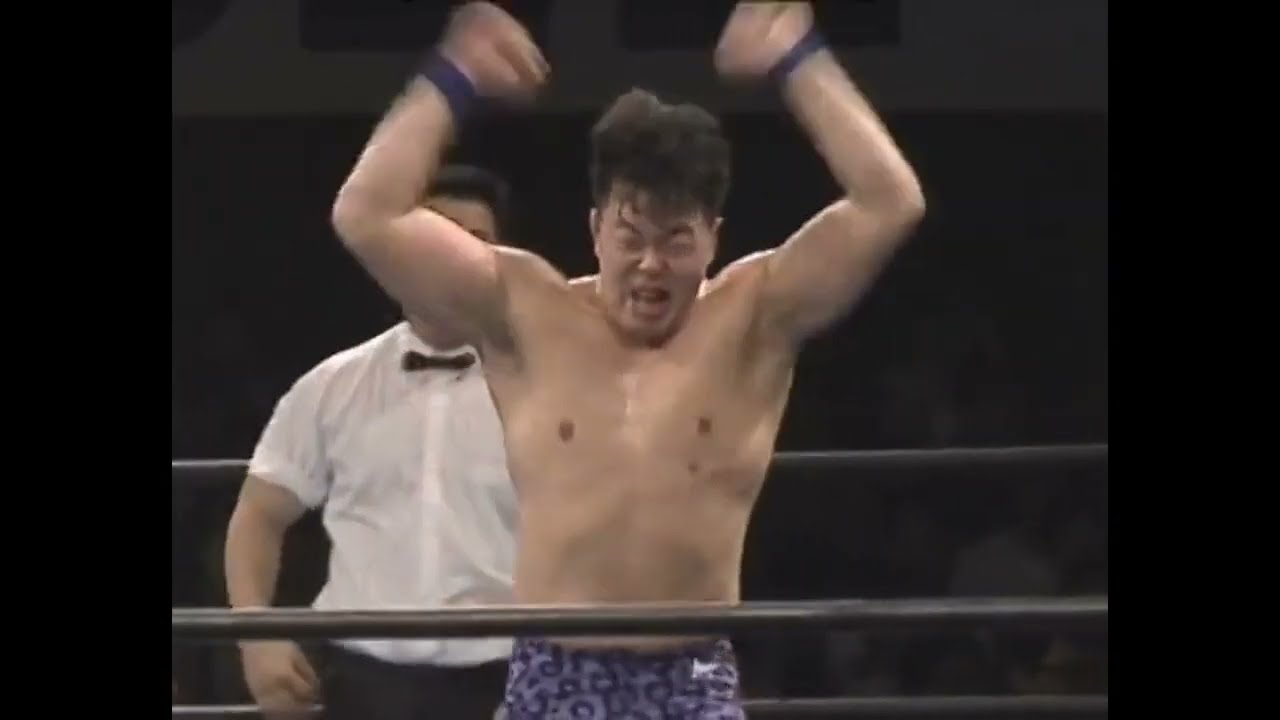 Yoji Anjo vs Minoru Suzuki (UWF Newborn 6-21-90)