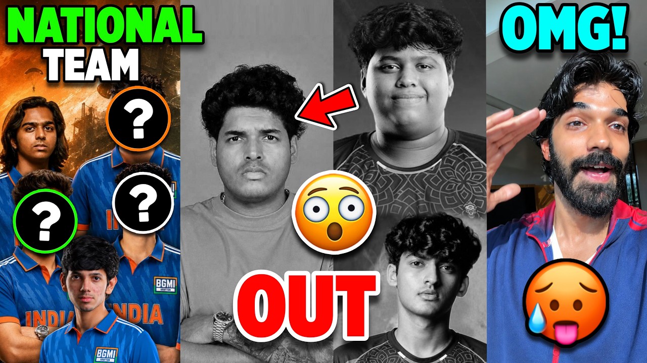 BGMI National Team😍 but JONATHAN - Joker OUT😳💔 All SHOCKED Reaction, Full Story😱 Spower, Nakul, Snax