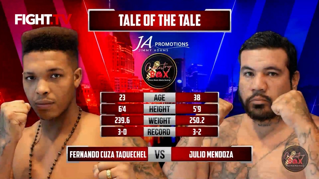 Fernando Cuza Taquechel vs Julio Mendoza | FIGHT.TV background