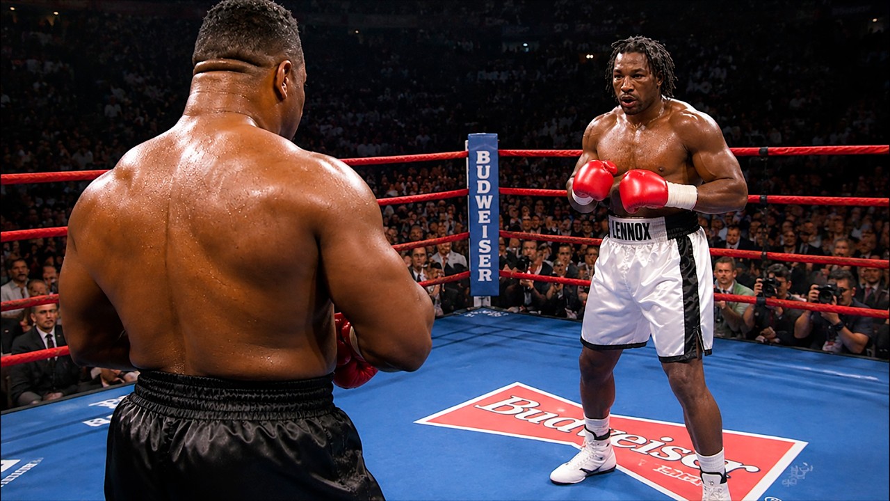 Ray Mercer (USA) vs Lennox Lewis (England) | BOXING fight, HD background