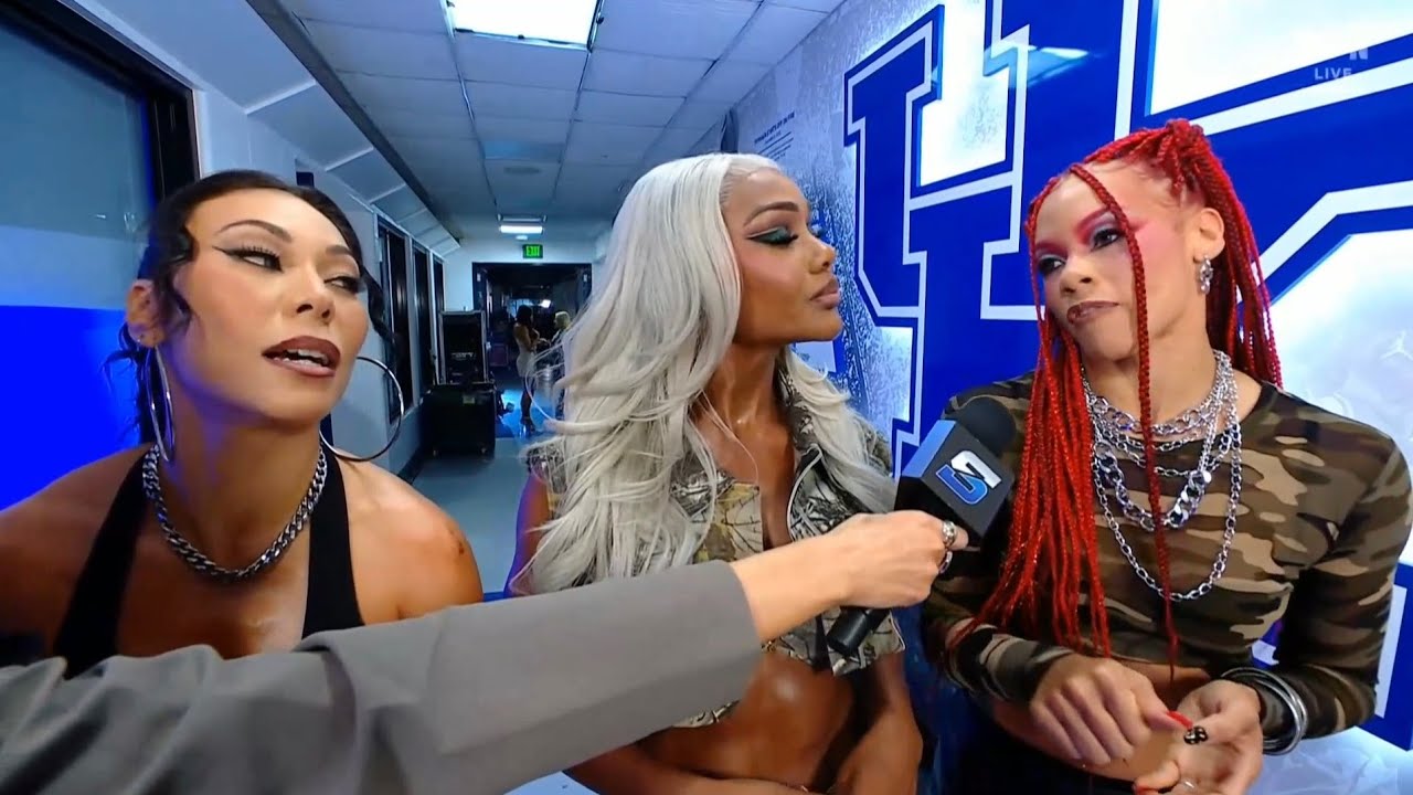 Jade Cargill, Michin & B-Fab Backstage: SmackDown May 22 2026 background