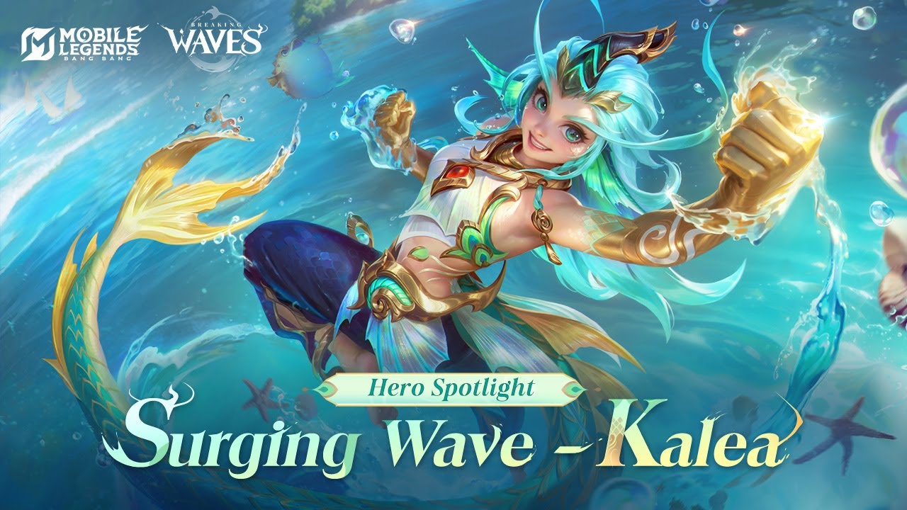 Hero Spotlight | Kalea | Surging Wave | Mobile Legends: Bang Bang background