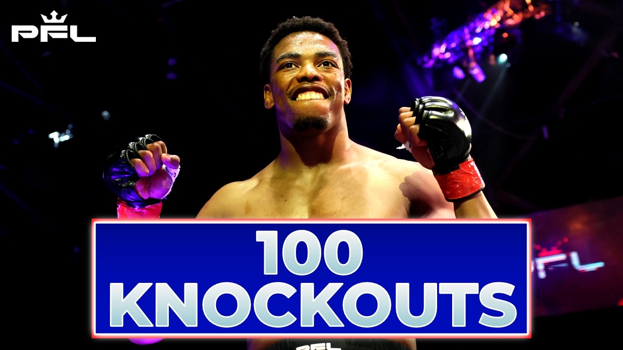 "OH MY GOD!" | 100 UNBELIEVABLE Knockouts In PFL | PFL MMA background