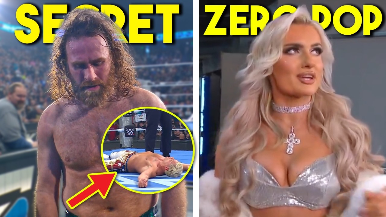 REAL REASON WHY SAMI ZAYN TURNED HEEL...SECRET DETAIL WWE SMACKDOWN...WORST DEBUT?...Wrestling News background