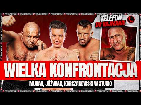 MURAN VS NAJMAN | WIELKA KONFRONTACJA | MURAŃSKI & KORCZAROWSKI & JÓŹWIAK W STUDIU background