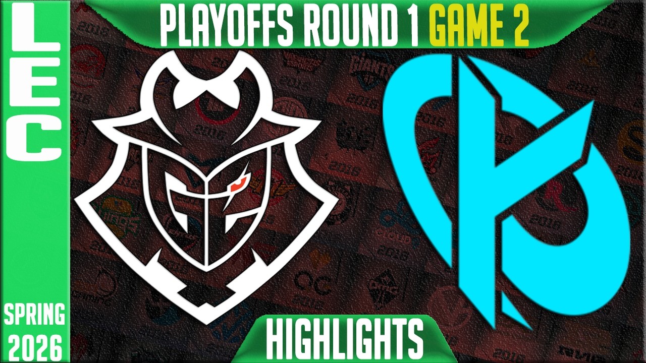 G2 vs KC Highlights Game 2 | LEC Spring 2026 Playoffs | G2 Esports vs Karmine Corp G2