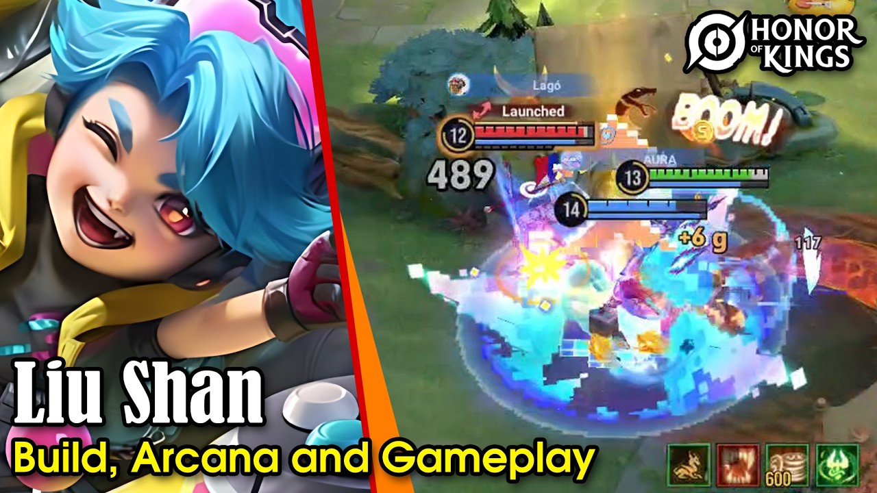 Honor of Kings Liu Shan Build, Arcana and Gameplay - Unkillable