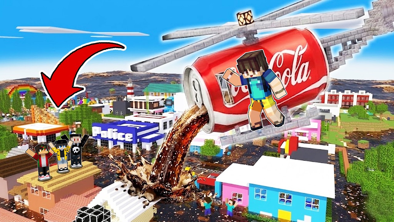 I Built Floating COCA COLA to Flood the Entire World in Minecraft (Tagalog) (2026) | Watch on Movi47