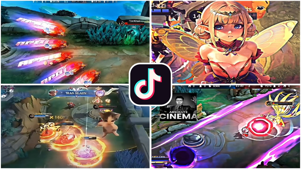 Mobile Legends Best Edits on Tiktok \ 9999 IQ Moments \ WTF and Funny Moments / Freestyle