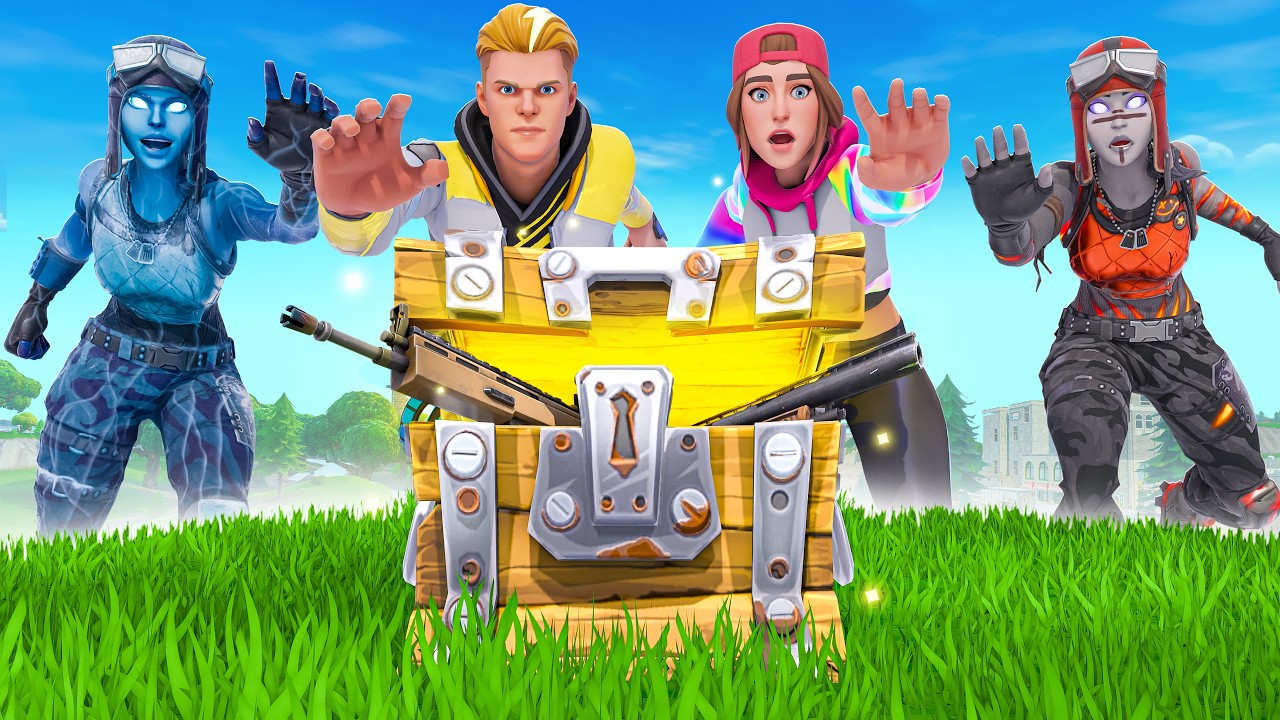 Fortnite BUT We Can Only Open 1 CHEST!