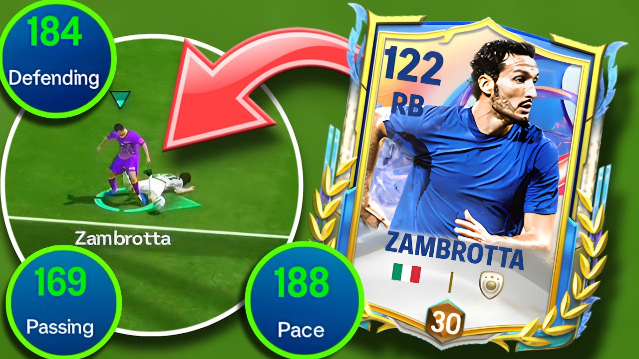 117 Zambrotta Review – BEST Fullback in FC Mobile? 🛡️🔥