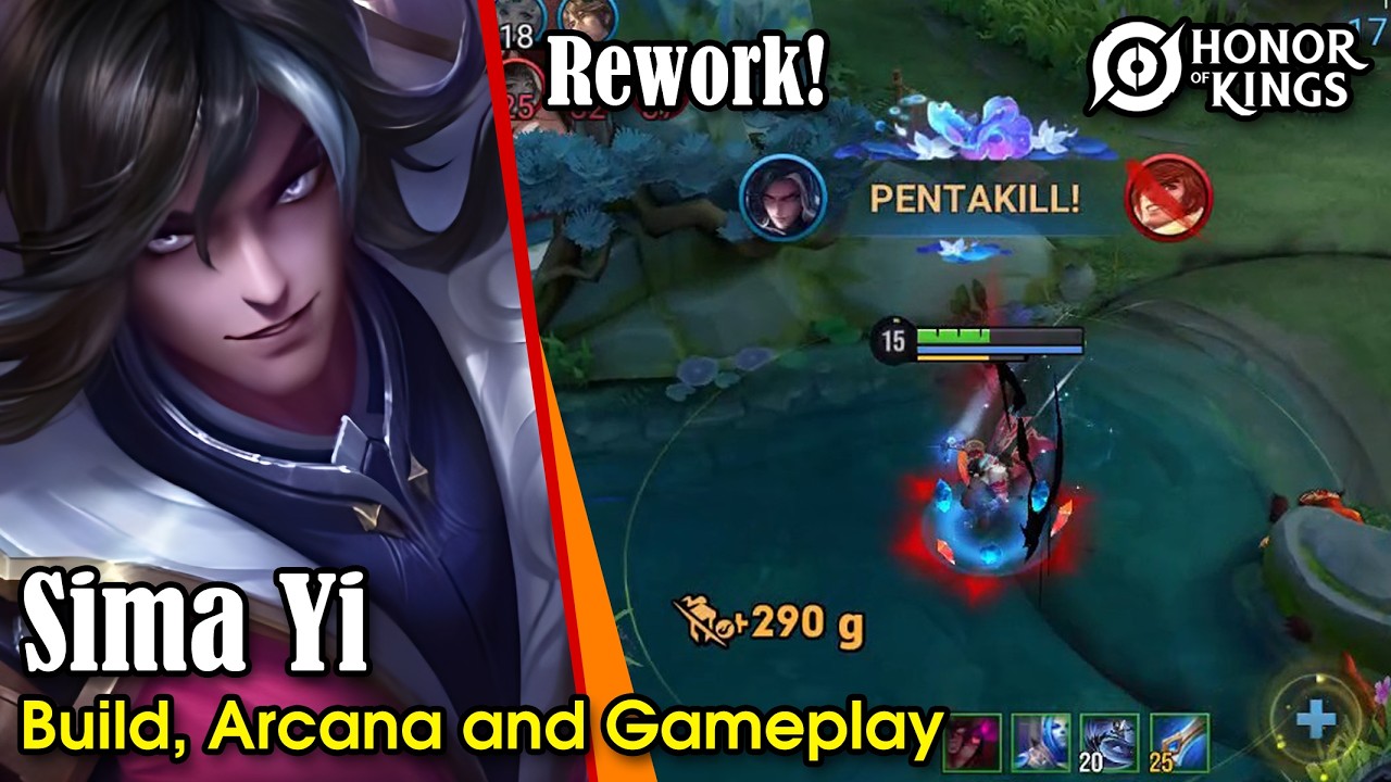 Honor of Kings Sima Yi Build, Arcana and Gameplay - Jungle Lane