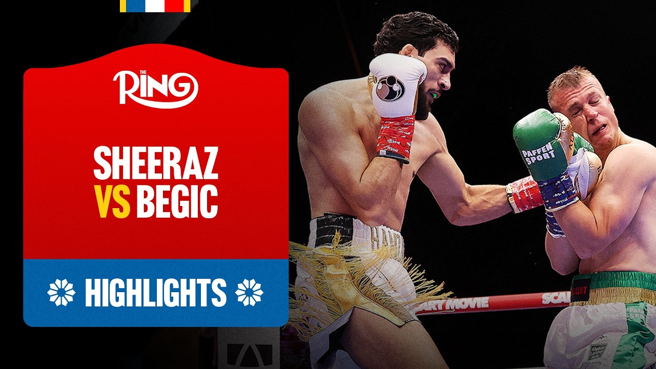 FINALLY CHAMPION! Hamzah Sheeraz OUTCLASSES Alem Begic | FIGHT HIGHLIGHTS background