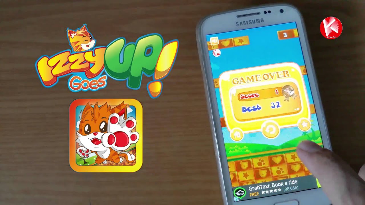 Izzy goes Up! | Fun Game For Cat Lovers background