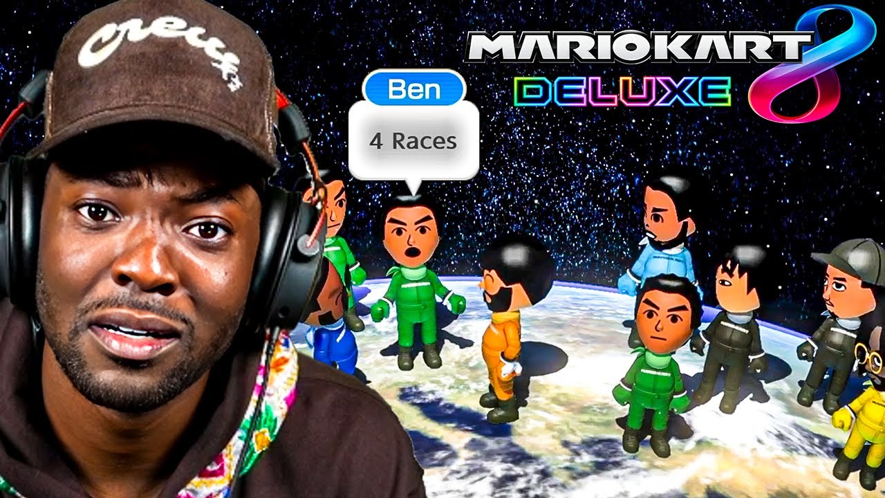 10 PLAYER LOBBY GOT EVERYONE HEATED!! (Mario Kart 8)