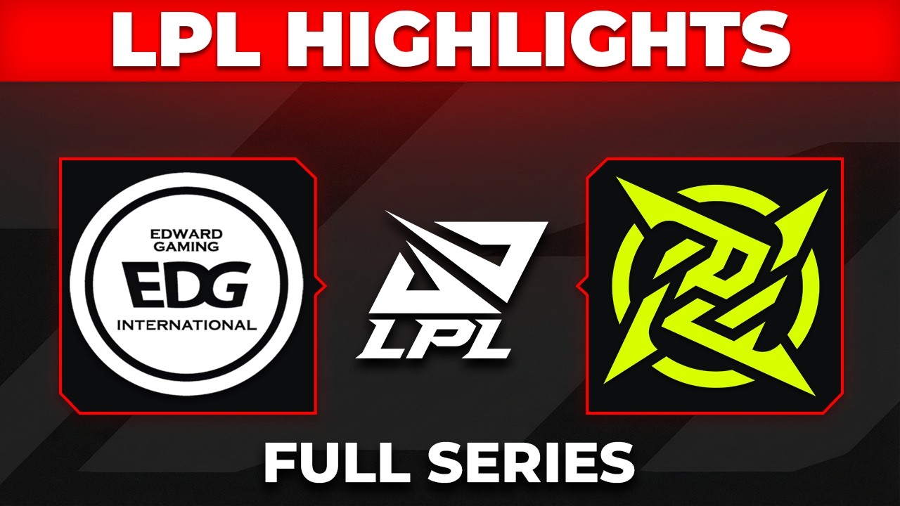 EDG vs NIP Highlights ALL GAMES | LPL 2026 Split 2 Playoffs | EDward Gaming vs Ninjas in Pyjamas