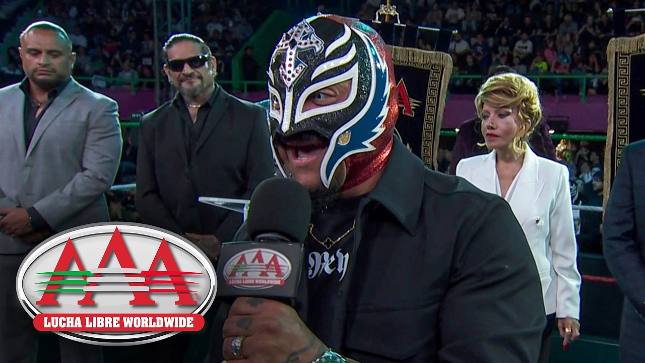 Rey Mysterio named the new General Manager of AAA: Lucha Libre AAA highlights, May 23, 2026 background