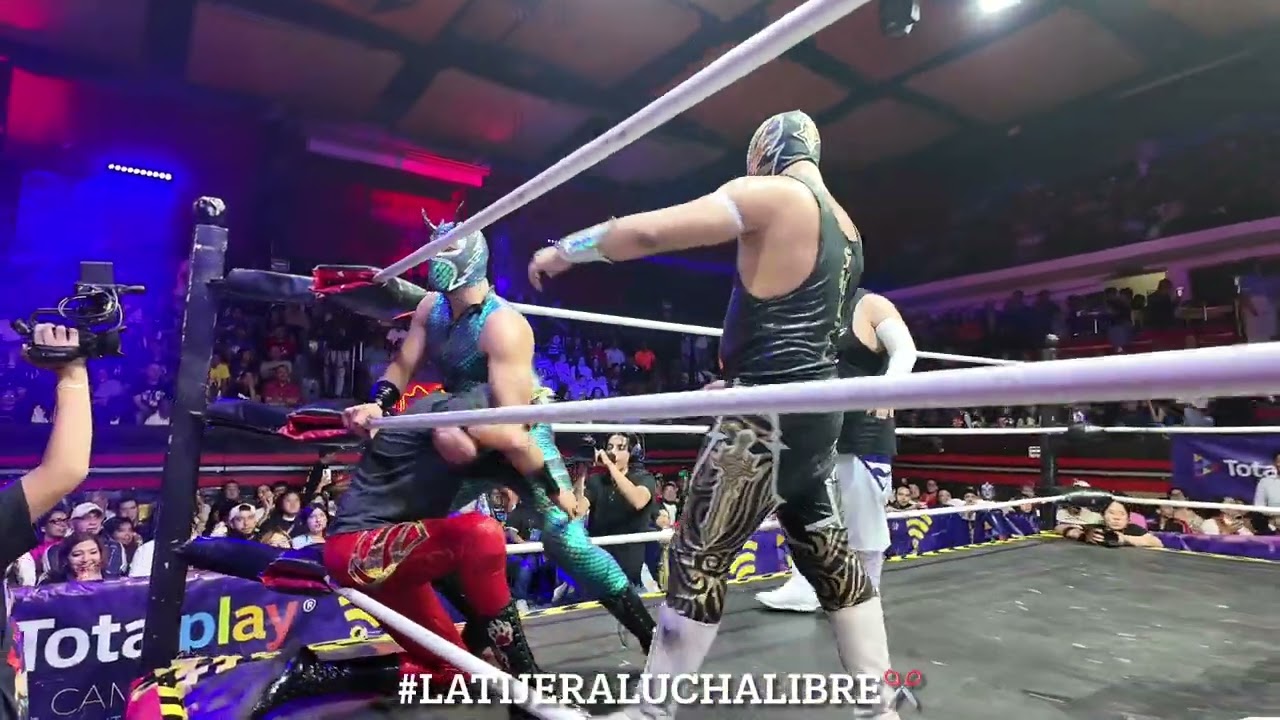 Ángel Kid, Kenji y León Rojo Jr 🆚 Super Porrro, Blue Star y Shura con Boom e IWRG 2026-05-24 08:59 background