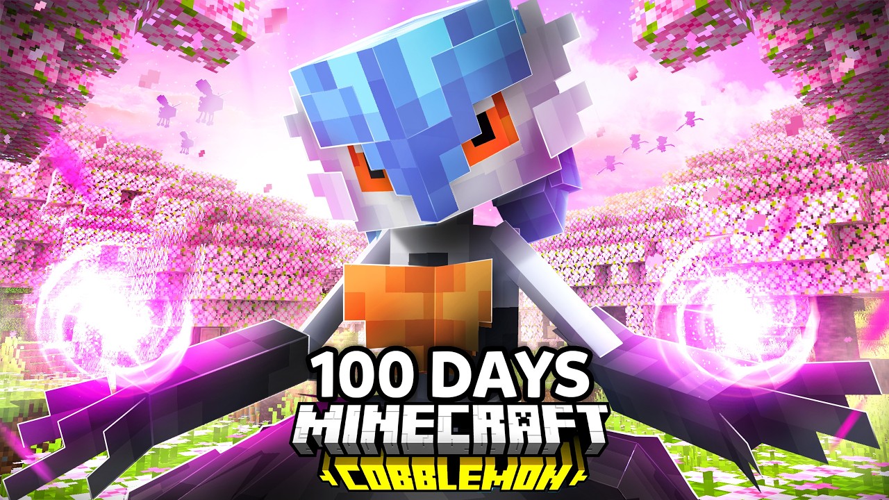I Spent 100 Days as SHINY FAIRY TRAINER Pokémon Minecraft VS. my Rival! (Duos Cobblemon)